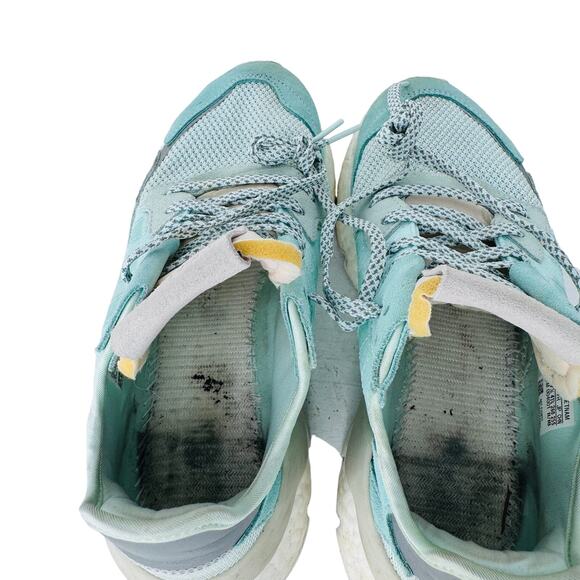 Adidas Nite Jogger Walking Shoes Sneakers Reflective Lace‎ Up Ice Mint Size 9 - Picture 5 of 8